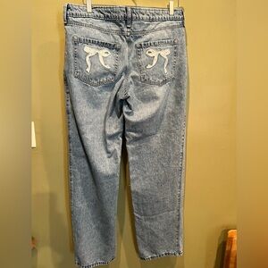 Hollister Low-Rise Loose Blue Jeans